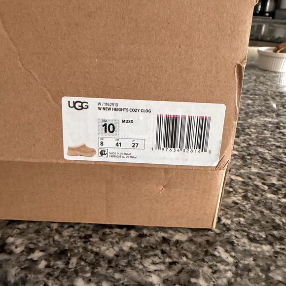 UGG Women's Tan Suede Mules - Picture 2 of 9